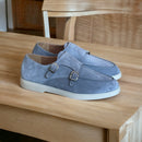 Pisa goldlabel |suede grijs