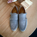 Pisa goldlabel |suede grijs