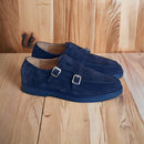 Pisa goldlabel || suede blauw