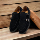 Pisa goldlabel | suede zwart