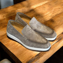 Suede AB loafer luxe