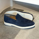Cannes goldlabel suede blauw