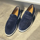 Cannes goldlabel suede blauw