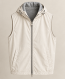 Hooded tech Bodywarmer taupe sand