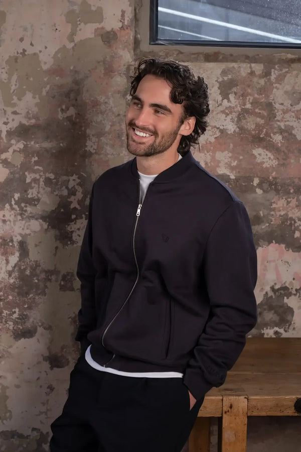 Zip Vest navy - club24