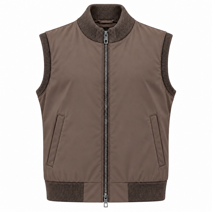 Bodywarmer - Vest choco bruin