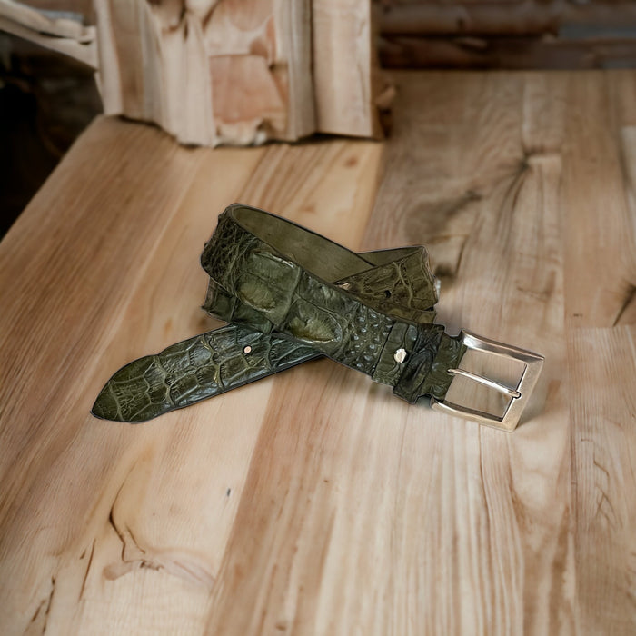 Croco Riemen groen