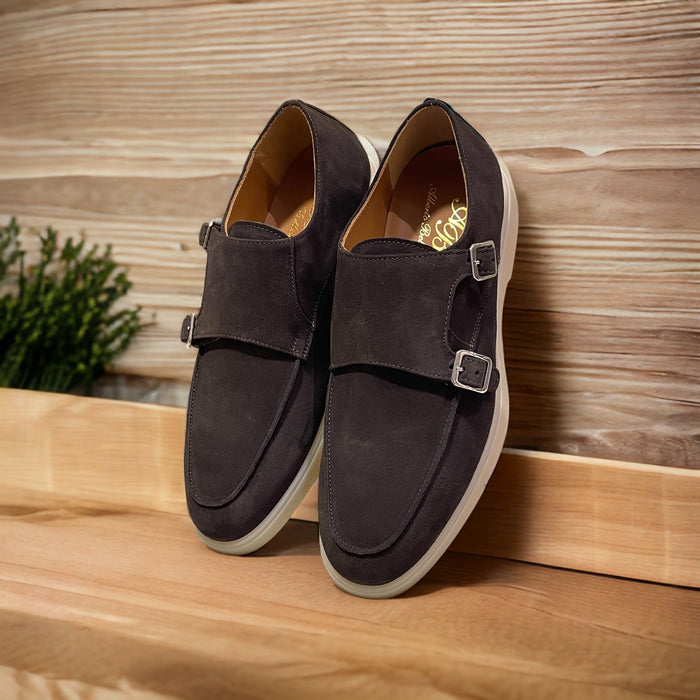 Pisa goldlabel |suede bruin