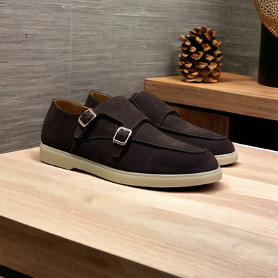 Pisa goldlabel |suede bruin