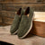 St Tropez goldlabel || suede green