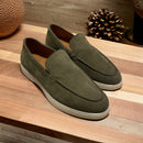 St Tropez goldlabel || suede green