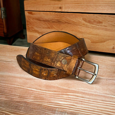Croco Riemen l. bruin