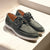 Napoli boat loafer sand groen