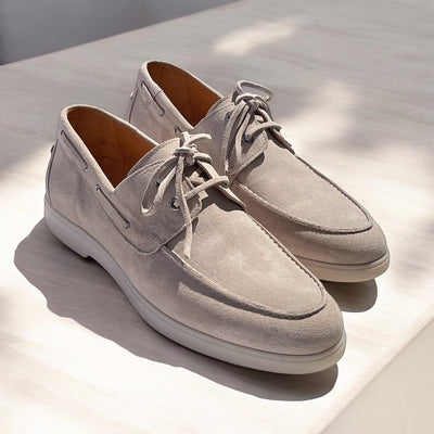 Napoli boat loafer sand