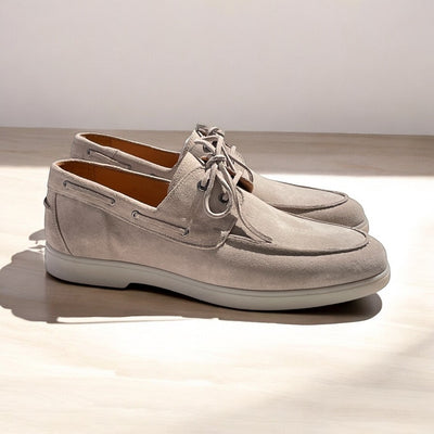 Napoli boat loafer sand