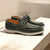 Napoli boat loafer sand groen