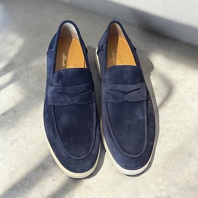Cannes goldlabel |suede blauw