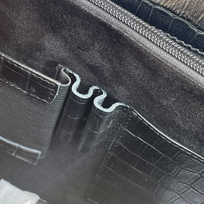Alberto Bellini briefcase croco