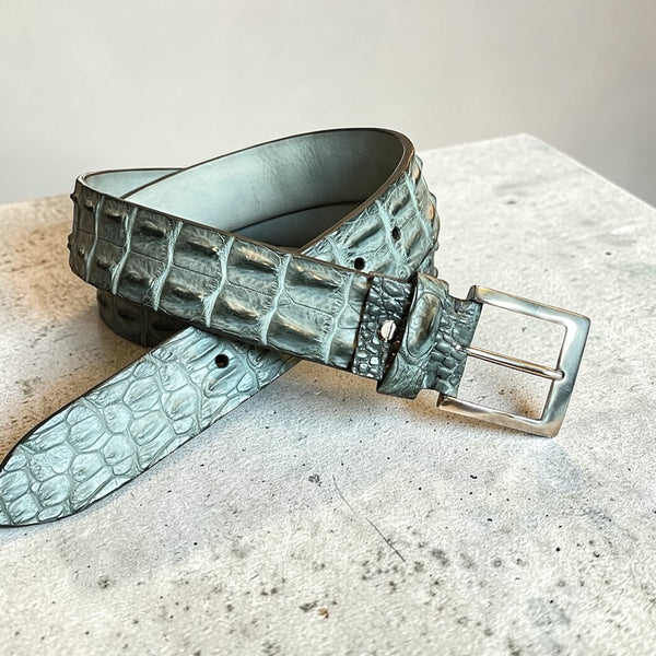 Alberto Bellini Handmade Croco Belt – Corda