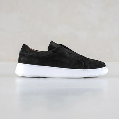 Ridiculous Classic- The Ease Zwart veterloze sneaker