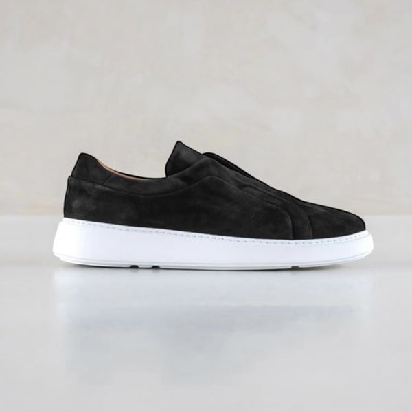 Ridiculous Classic- The Ease Zwart veterloze sneaker