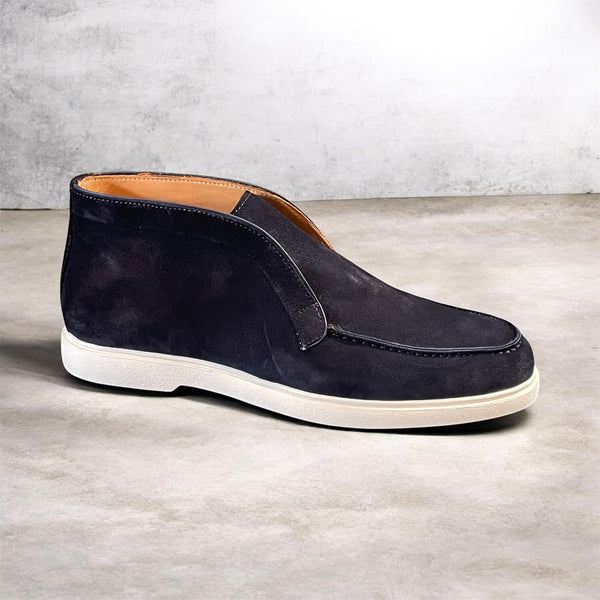 Nice goldlabel | suede blauw