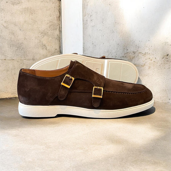 Pisa goldlabel | suede bruin