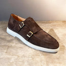 Pisa goldlabel | suede bruin