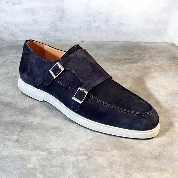 Pisa goldlabel | suede blauw
