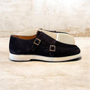 Pisa goldlabel | suede blauw