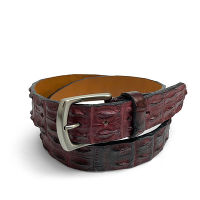 Croco || Riemen leder|| Bordo - Alberto Bellini