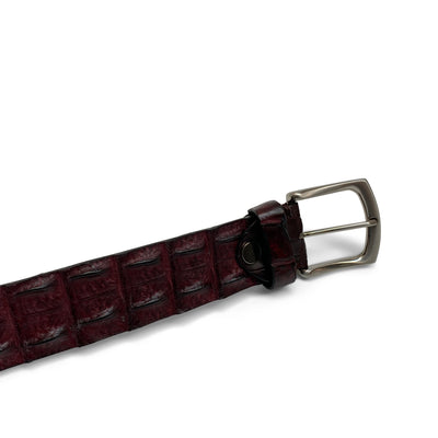 Croco || Riemen leder|| Bordo - Alberto Bellini