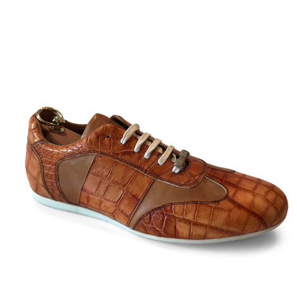 Alberto Bellini || Sneaker || Croco printed - Alberto Bellini