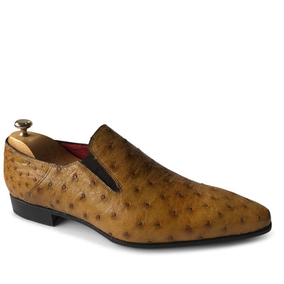 Alberto Bellini || Loafer || Struisvogel leder - Alberto Bellini