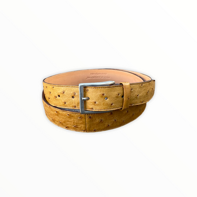 Alberto Bellini || Riemen|| Naturel struzzo - Alberto Bellini