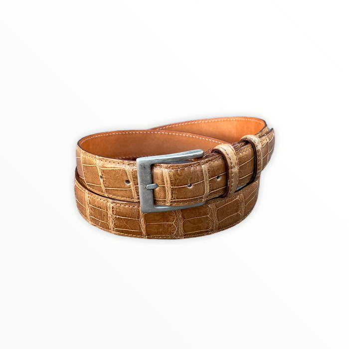 Alberto Bellini || Riemen|| Honing Croco - Alberto Bellini