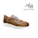 Sneakers patina Alberto Bellini