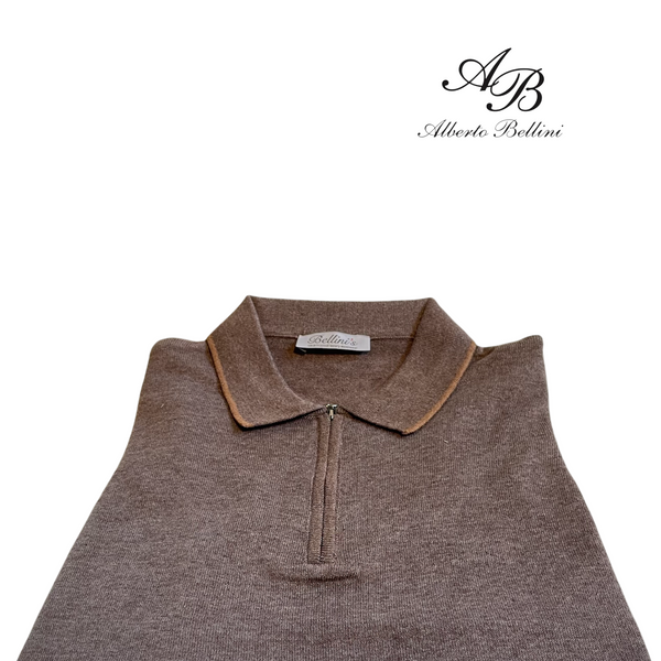 Polo shirt - Bellini's taupe - Alberto Bellini
