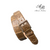 Croco Riemen leder - Mosterd - Alberto Bellini