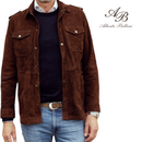 Suede Overshirt Alberto Bellini