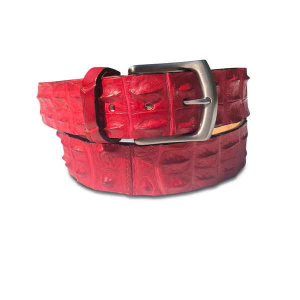 Croco || Riem leder || Rosso - Alberto Bellini