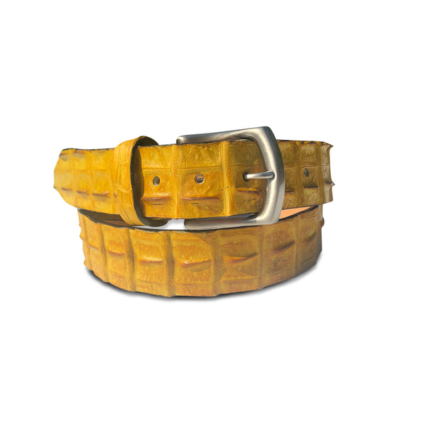 Croco || Riem leder || Giallo - Alberto Bellini