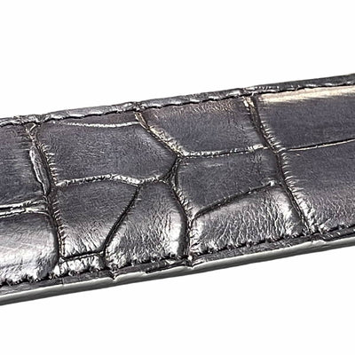 Riemen - Handmade - Croco Nero - Alberto Bellini