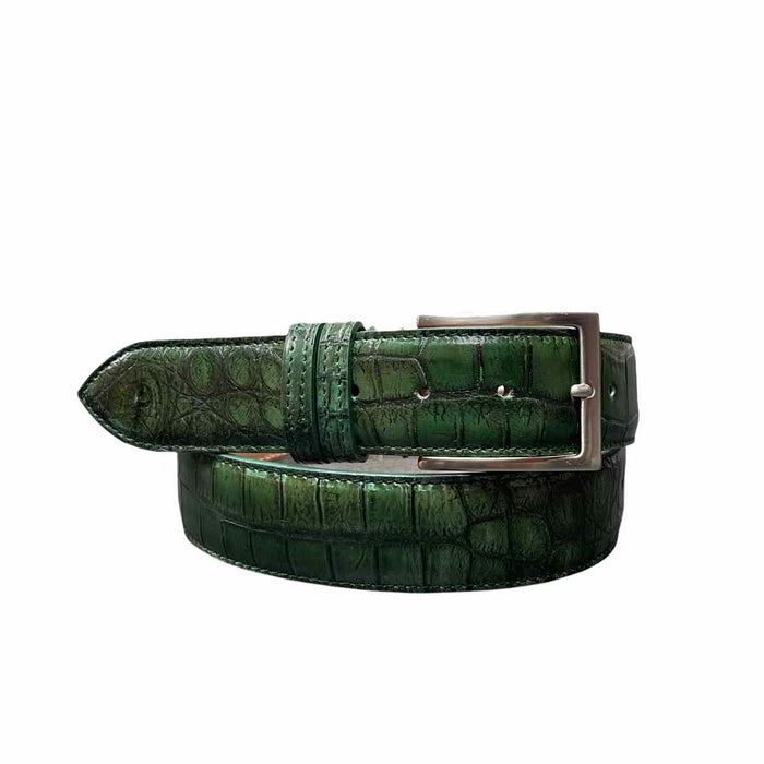 Riemen - Croco Groen - Alberto Bellini